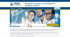 Desktop Screenshot of careers.faseb.org